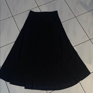Elevenses Classic Black A-Line Skirt